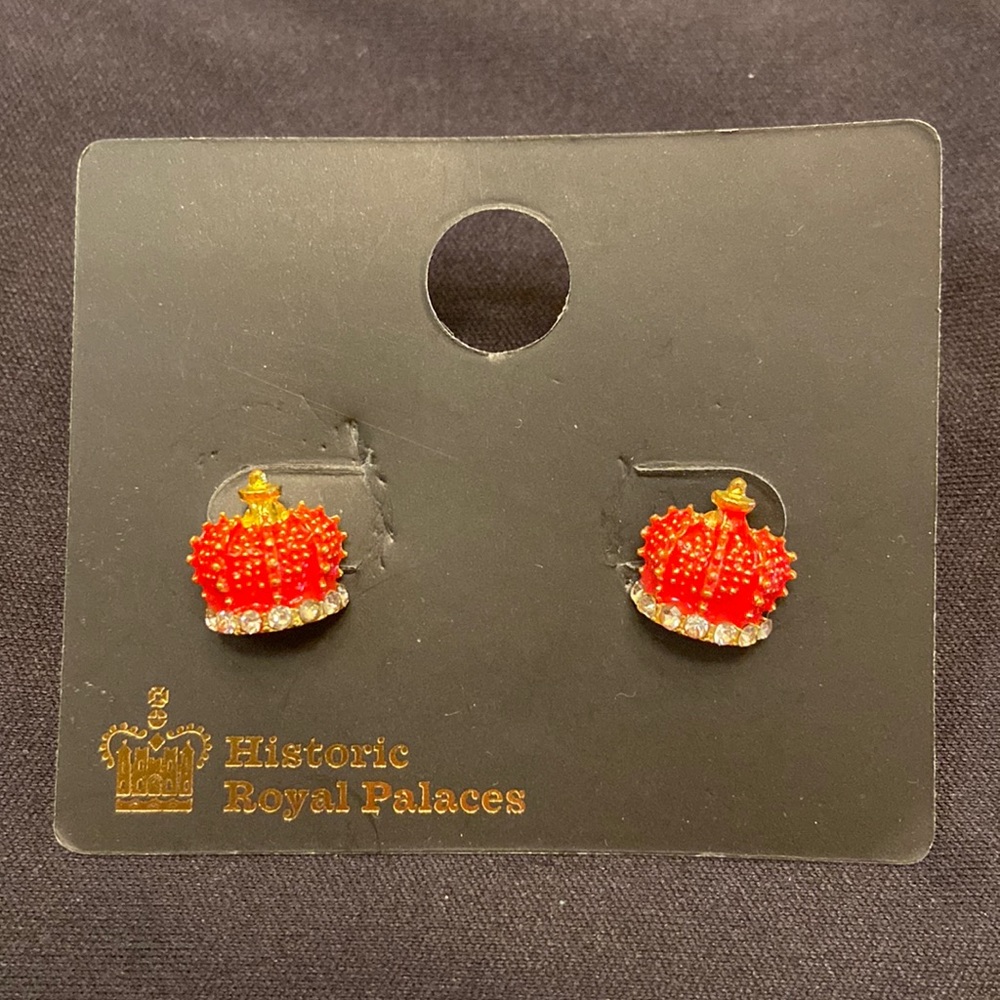 Historic Royal Palaces Crown Earrings